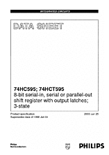 DataSheet 74HC595 pdf