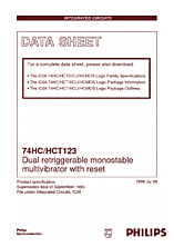 DataSheet 74HC/HCT123 pdf