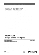 DataSheet 74LVC1G08 pdf