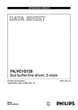 DataSheet 74LVC1G125 pdf