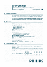 DataSheet 74LVC1G3157 pdf