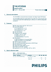 DataSheet 74LVC2G66 pdf