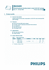 DataSheet BAS40H pdf
