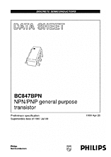 DataSheet BC847BPN pdf
