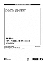DataSheet BFE505 pdf