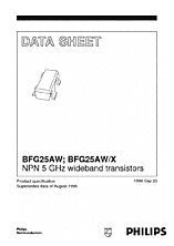 DataSheet BFG25AW/X pdf