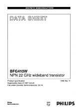 DataSheet BFG410W pdf