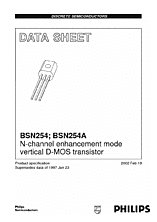 DataSheet BSN254 pdf