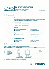 DataSheet BUK9510-100B pdf