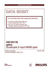 DataSheet HEF4011B pdf