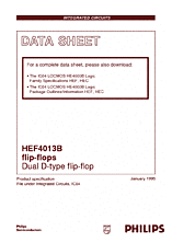 DataSheet HEF4013B pdf