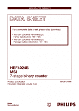 DataSheet HEF4024B pdf