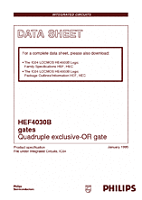 DataSheet HEF4030B pdf
