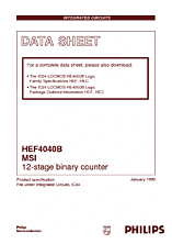 DataSheet HEF4040B pdf