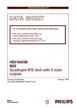 DataSheet HEF4043B pdf