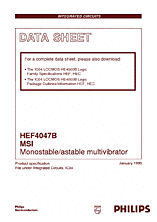 DataSheet HEF4047B pdf