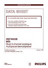 DataSheet HEF4052B pdf
