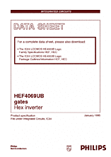 DataSheet HEF4069UB pdf