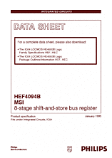 DataSheet HEF4094B pdf