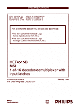DataSheet HEF4515B pdf