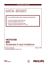 DataSheet HEF4519B pdf