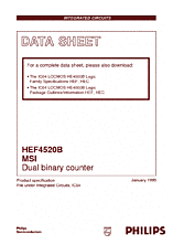 DataSheet HEF4520B pdf