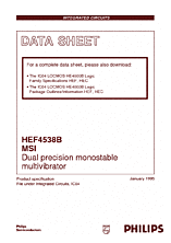 DataSheet HEF4538B pdf