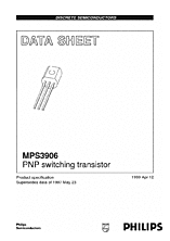 DataSheet MPS3906 pdf