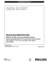 DataSheet P87C51RB2 pdf