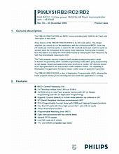 DataSheet P89LV51RC2 pdf