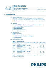 DataSheet PBLS2001S pdf