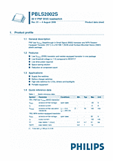 DataSheet PBLS2002S pdf