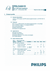 DataSheet PBLS4001D pdf