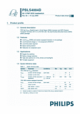 DataSheet PBLS4004D pdf