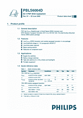 DataSheet PBLS6004D pdf