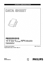 DataSheet PBSS2515VS pdf