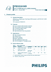 DataSheet PBSS301ND pdf