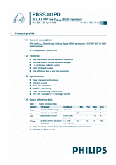 DataSheet PBSS301PD pdf