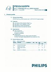 DataSheet PBSS4160DPN pdf