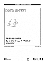 DataSheet PBSS4240DPN pdf
