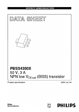 DataSheet PBSS4350X pdf