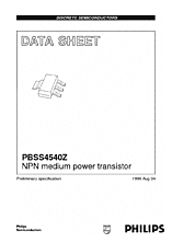 DataSheet PBSS4540Z pdf