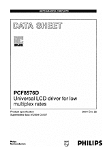 DataSheet PCF8576D pdf