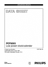 DataSheet PCF8593 pdf