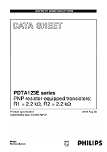 DataSheet PDTA123E pdf