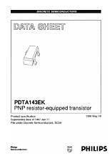 DataSheet PDTA143EK pdf