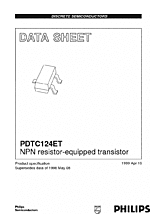 DataSheet PDTC124ET pdf