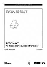 DataSheet PDTC143XT pdf