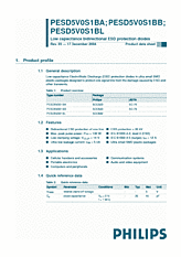 DataSheet PESD5V0S1BL pdf