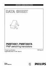 DataSheet PMBT2907 pdf